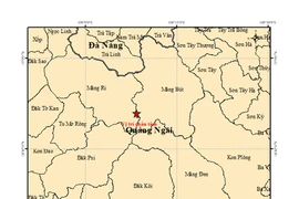 Rạng ngày 6-10, một trận động đất mạnh 4,9 độ richter (độ lớn M) đã xảy ra tại xã Măng Bút (tỉnh Quảng Ngãi).