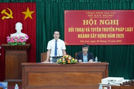 Gia Lai tổ chức đối thoại và tuyên truyền pháp luật ngành Xây dựng. 