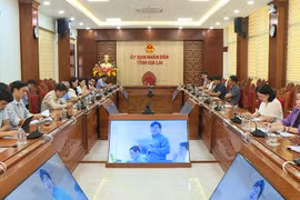 Quang cảnh Hội nghị tại điểm cầu Gia Lai.