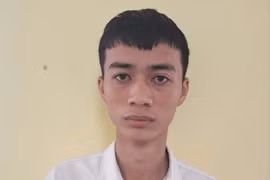 Đối tượng Nguyễn Văn Lợi tại cơ quan Công an.