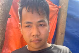 Đối tượng Châu Anh Nhật tại thời điểm bị phát hiện hành vi liên quan ma túy.