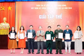 Trao giải cho 36 tác phẩm xuất sắc về công tác xây dựng Đảng, xây dựng hệ thống chính trị
