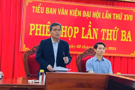 Tiểu ban Văn kiện Đại hội đại biểu Đảng bộ tỉnh lần thứ XVII tham gia ý kiến đối với Dự thảo Báo cáo chính trị 