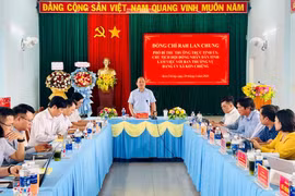 Phó Bí thư Thường trực Tỉnh ủy Rah Lan Chung làm việc với 2 xã Lơ Pang và Kon Chiêng