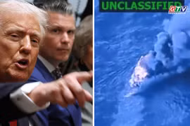 Mỹ lại không kích 4 tàu nghi chở ma túy ở Thái Bình Dương, 14 người chết