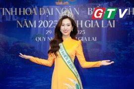 Cùng hoa hậu Đại sứ du lịch năm 2024 Đinh Thị Hoa quảng bá hình ảnh Gia Lai 