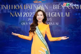 Cùng hoa hậu Đại sứ du lịch năm 2024 Đinh Thị Hoa quảng bá hình ảnh Gia Lai 