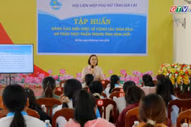 Gia Lai: 800 hội viên phụ nữ được tập huấn về an toàn thực phẩm