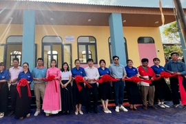 Khánh thành 2 phòng học tại điểm trường làng Plong