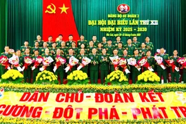 Đại hội Đảng bộ Sư đoàn 2 lần thứ XII. Ảnh: Ngọc Minh