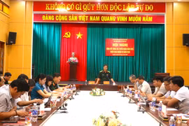 An Khê: Tổng kết công tác tuyển quân năm 2025. Ảnh: Ngọc Minh