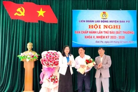 Đak Pơ bầu bổ sung chức Chủ tịch Liên đoàn Lao động huyện. Ảnh: Ngọc Minh