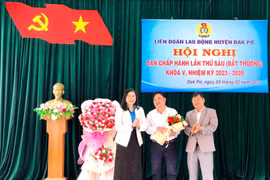 Đak Pơ bầu bổ sung chức Chủ tịch Liên đoàn Lao động huyện. Ảnh: Ngọc Minh