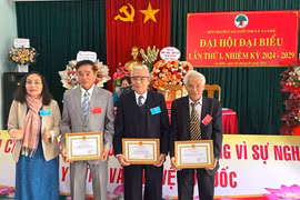 Đại hội đại biểu Hội Người cao tuổi thị xã An Khê lần thứ nhất. Ảnh: Ngọc Minh