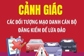 Công an xã Ia Hrú cảnh báo chiêu trò lừa đảo mạo danh cán bộ trung tâm đăng kiểm nhắm đến các chủ phương tiện.
