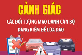 Công an xã Ia Hrú cảnh báo chiêu trò lừa đảo mạo danh cán bộ trung tâm đăng kiểm nhắm đến các chủ phương tiện.