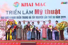 Triển lãm mỹ thuật khu vực V: Gia Lai ghi dấu ấn đậm nét 