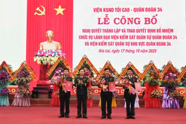 Thành lập Viện Kiểm sát quân sự Quân đoàn 34