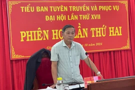 Phiên họp lần thứ hai Tiểu ban Tuyên truyền và Phục vụ Đại hội XVII