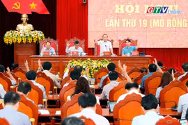 Hội nghị Ban Chấp hành Đảng bộ tỉnh lần thứ 19 (mở rộng)