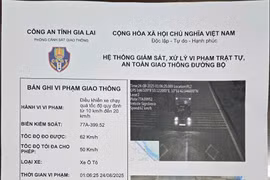 Xử lý tài xế ô tô 11 lần vi phạm tốc độ trong chưa đầy 3 tháng