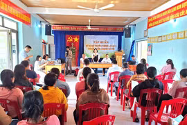 Buổi tập huấn giúp bà con người Bahnar tự tin hơn trong việc giới thiệu nét đẹp văn hóa truyền thống đến du khách.