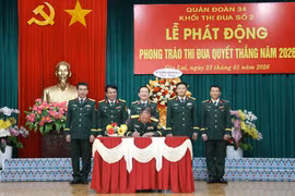 Khối Thi đua số 2 (Quân đoàn 34) phát động Phong trào Thi đua Quyết thắng năm 2026.