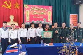 Phó Tư lệnh Quân khu 5 thăm, chúc Tết các đơn vị quân đội trên địa bàn tỉnh.