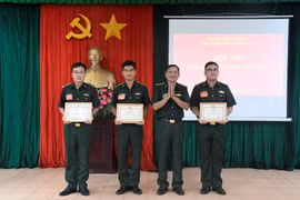 Hải đoàn Biên phòng 48 tổ chức Hội thi báo cáo viên giỏi. 