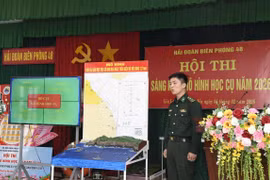 Hải đoàn Biên phòng 48 tổ chức hội thi sáng kiến mô hình, học cụ.