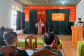 Bộ CHQS tỉnh Gia Lai tập huấn cán bộ binh chủng ngành Thông tin