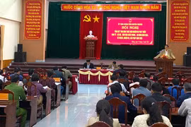 Kbang tổng kết tình hình thực hiện nhiệm vụ năm 2024. Ảnh: An Phát