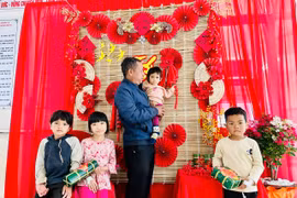 Ngập tràn sắc Xuân tại Bệnh viện Nhi Gia Lai