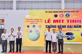 Gia Lai mít tinh phòng-chống bệnh dại 