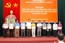 Ia Grai về đích loại trừ bệnh phong quy mô cấp huyện