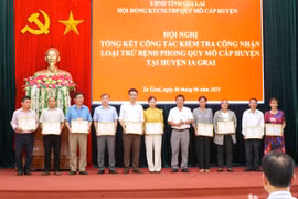 Ia Grai về đích loại trừ bệnh phong quy mô cấp huyện