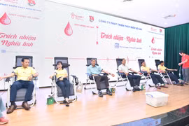 Cán bộ, nhân viên Công ty Phát triển thủy điện Sê San hiến 47 đơn vị máu