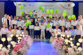 Công ty TNHH Olam Việt Nam trao 67 suất học bổng cho con công nhân có hoàn cảnh khó khăn