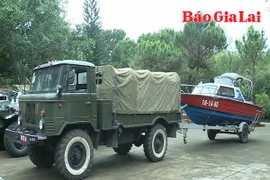 Các đơn vị quân đội triển khai công tác ứng phó mưa lũ