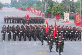 Hợp luyện lần 1 chuẩn bị cho Lễ diễu binh, diễu hành Kỷ niệm 80 năm Quốc khánh