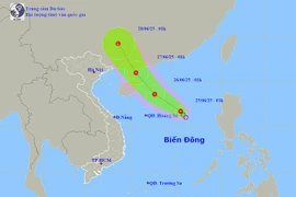 Thời tiết ngày 25/6: Áp thấp nhiệt đới trên biển Đông, nhiều khu vực đất liền mưa lớn cục bộ