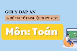 Đáp án đề thi môn Toán tốt nghiệp THPT 2025 