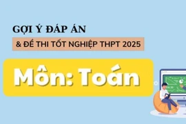 Đáp án đề thi môn Toán tốt nghiệp THPT 2025 