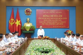 Tổng Bí thư: Tạo điều kiện phát triển các hành lang kinh tế xuyên suốt từ đồng bằng - trung du - miền núi