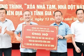 Chung tay xóa nhà tạm, nhà dột nát tại huyện Kông Chro