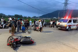 Va chạm xe máy ở phường Quy Nhơn Bắc khiến người đàn ông tử vong tại chỗ.