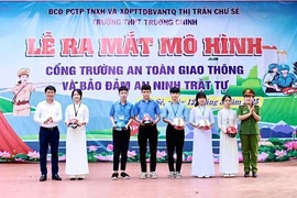 Chư Sê: Ra mắt mô hình Cổng trường an toàn giao thông và an ninh trật tự