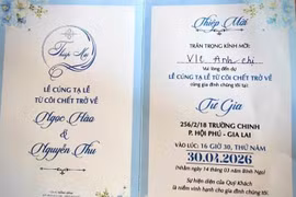 Thoát nạn sau vụ tai nạn giao thông, vợ chồng tiểu thương ở Gia Lai mời cơm tri ân những người đã giúp đỡ bằng tấm thiệp mời gây xôn xao dư luận