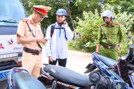 Xử lý học sinh vi phạm ATGT