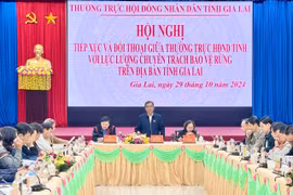 Hội nghị đối thoại giữa Thường trực HĐND tỉnh với lực lượng chuyên trách bảo vệ rừng